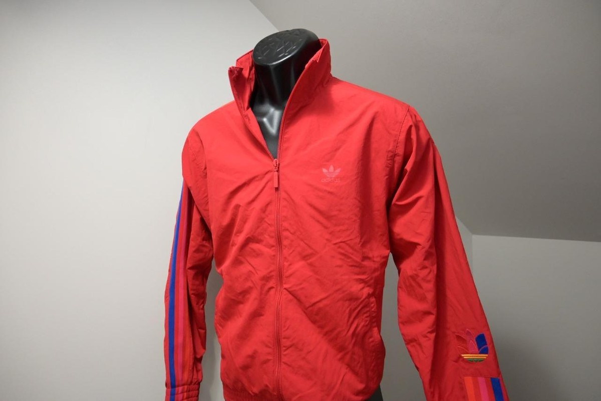 【セール中❗️❗️】 adidas track jacket red Adidas Track Jacket Red Full Zip Lined Performance Athletic