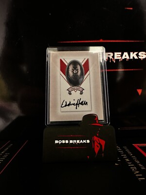 Eddie Hall ON CARD AUTO FUTERA VINTAGE Strongman 01/04. Weltstärkster Mann. 