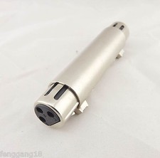 XLR 3 Pin Female Jack To XLR Female Metal KTV Audio Speaker Microphone Adapter
