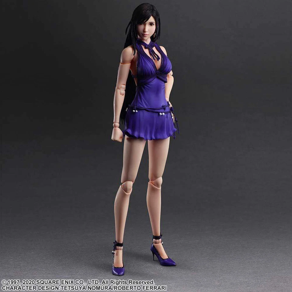 action figure tifa lockhart vestito – square enix play arts kai - Immagine 3 di 4