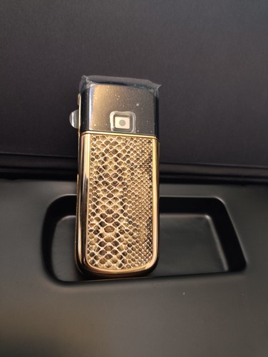 LUXURY NEW Nokia 8800e Arte Gold Python Skin Edition Cover Housing Covers Case - Picture 3 of 15
