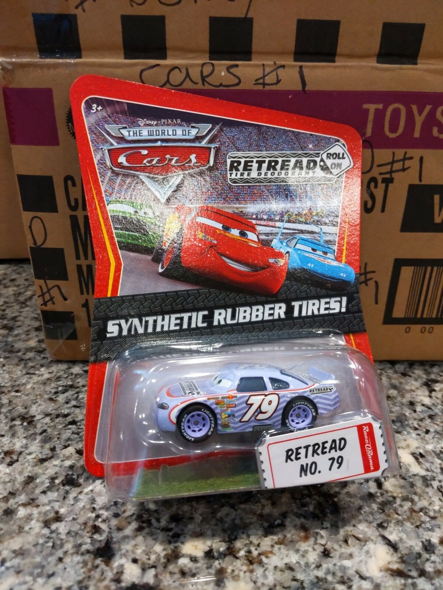 Disney Pixar World of Cars Retread No # 79 Synthetic Rubber Tires
