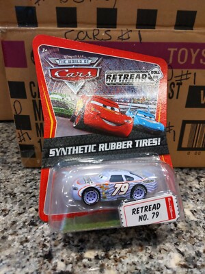 Disney Pixar World of Cars Retread No # 79 Synthetic Rubber Tires