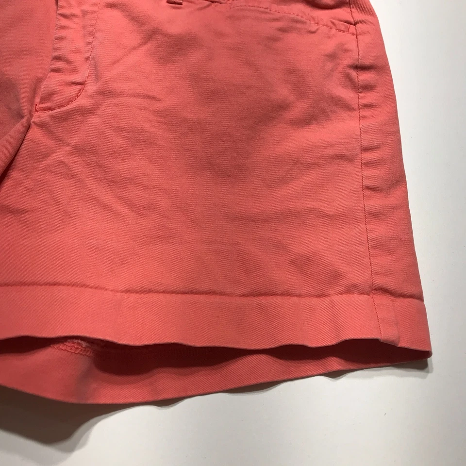 Pantalones Cortos Pixie Old Navy Para Mujer Talla 6 Coral Regular Desgasteados Rotos en 9" tiro Medio Foto 4 de 4