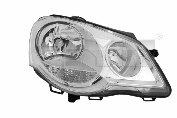 Right TYC 20-0729-05-2 Headlight for VW