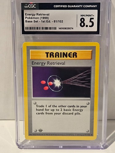 Energy Retrieval (1st Edition) graded CGC 8.5 for sale on eBay