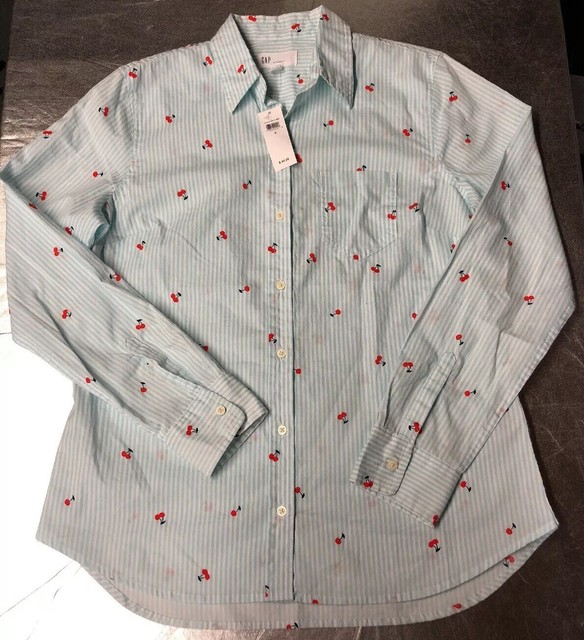 button down shirt gap