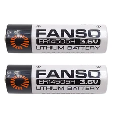 2-Pack ER14505H AA ER14505 LS14500 2700mAh 3.6V PLC lithium Battery, US STOCK