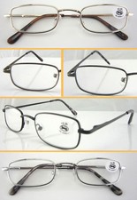 Small-scale Metal Frame Reading Glasses/Spring Hinges & Classic Simple Style L45