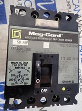 Square D FAP3605016M 50 Amp 600 VAC 3 Pole Mag-Gard Circuit Breaker -TESTED