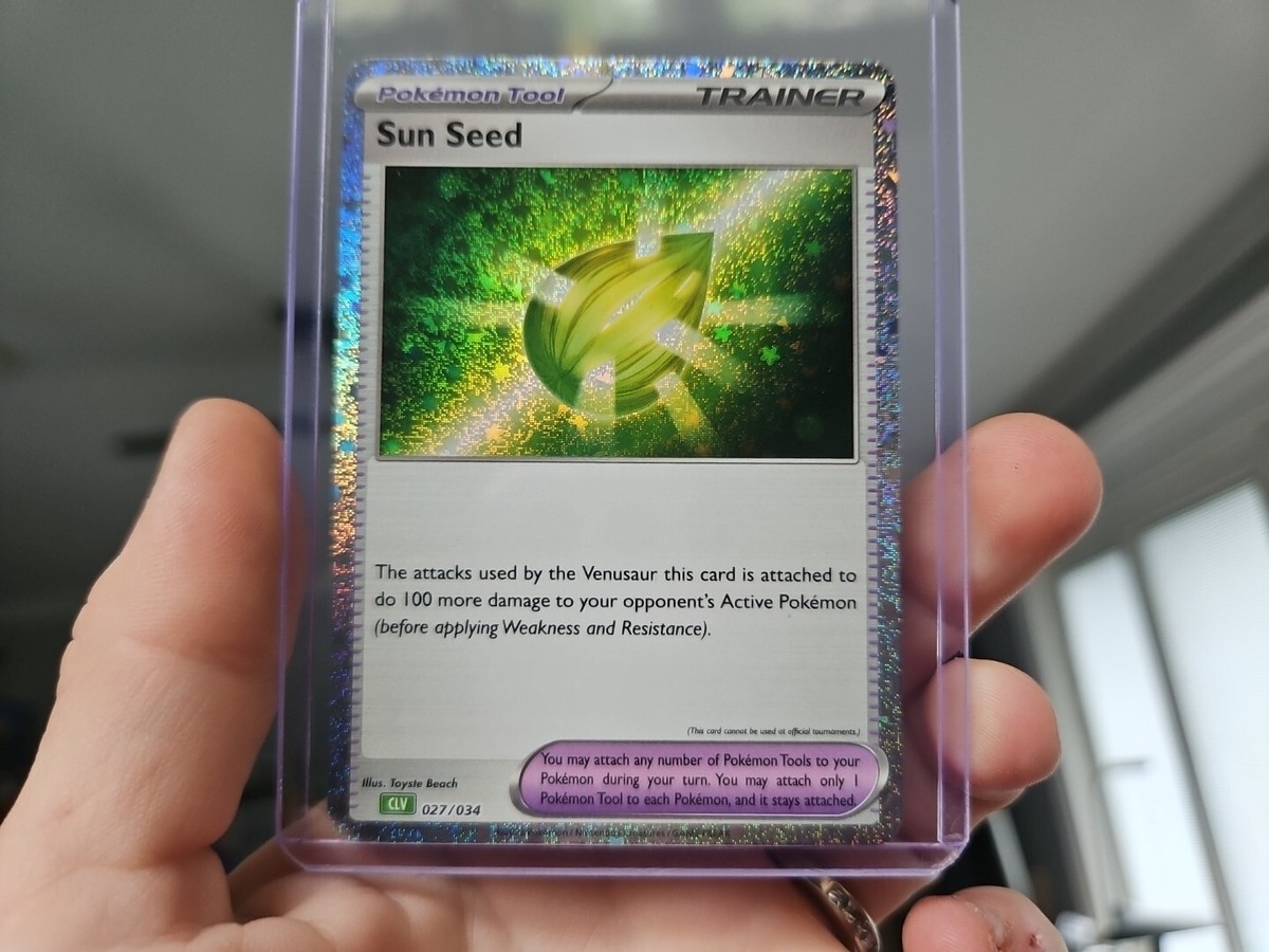 Sun Seed 027/034 PACK FRESH CLV Classic Card Collection HOLO