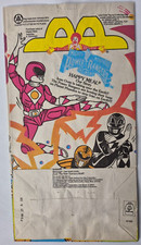 1995 McDonald's Happy Meal Bag-Mighty Morphin Power Rangers The Movie Bag B