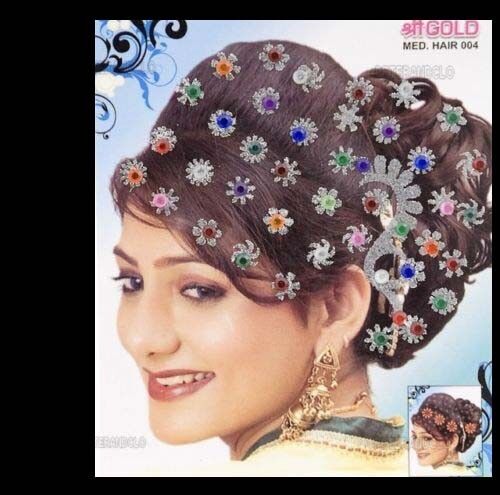 Bindi bijou de peau strass pour les cheveux Inde  1747 - Photo 1 sur 1