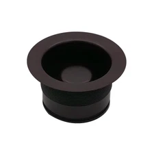 D2105-12 3-1/2" EZ-Mount Brass Kitchen Sink Waste Disposal Drain Flange and S...