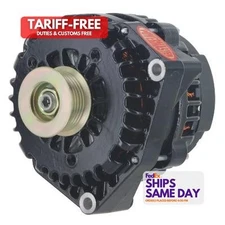 Powermaster 58237, One 220Amp Alternator Fits Gm Ad 244 Style W/Black Finish 