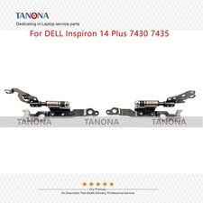 New For DELL Inspiron 14 Plus 7430 7435 Laptop LCD Screen Hinges Axis Set L R