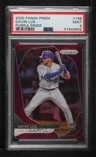 2020 Panini Prizm Tier II Purple Prizm Gavin Lux #198 PSA 9 MINT 00gy