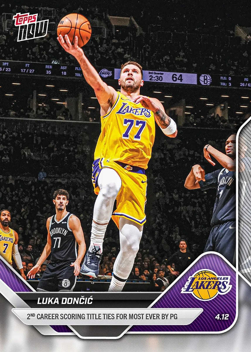25/26 NBA Topps Now 256 LUKA DONCIC 2ND SCORING TITLE LOS ANGELES