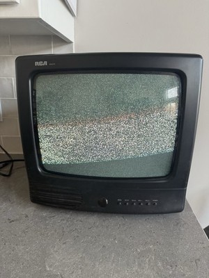 Retro RCA E13201BK 14'' CRT Television Monitor Tested Working 1995