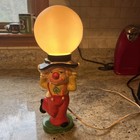 Vintage Clown Lamp Works Great 10 Inch Tall — photo 1