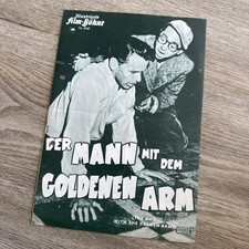 Rare German Man With The Golden Arm Cinema Programme Frank Sinatra Kim Novak ‘55