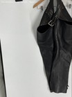 Kelly's Mens Black Leather Adjustable Waist Motorcycle Work Chaps No Size — photo 4