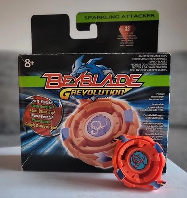 Sparkling Attacker 33 OVP First Release Great Condition - Beyblade G-Revolution