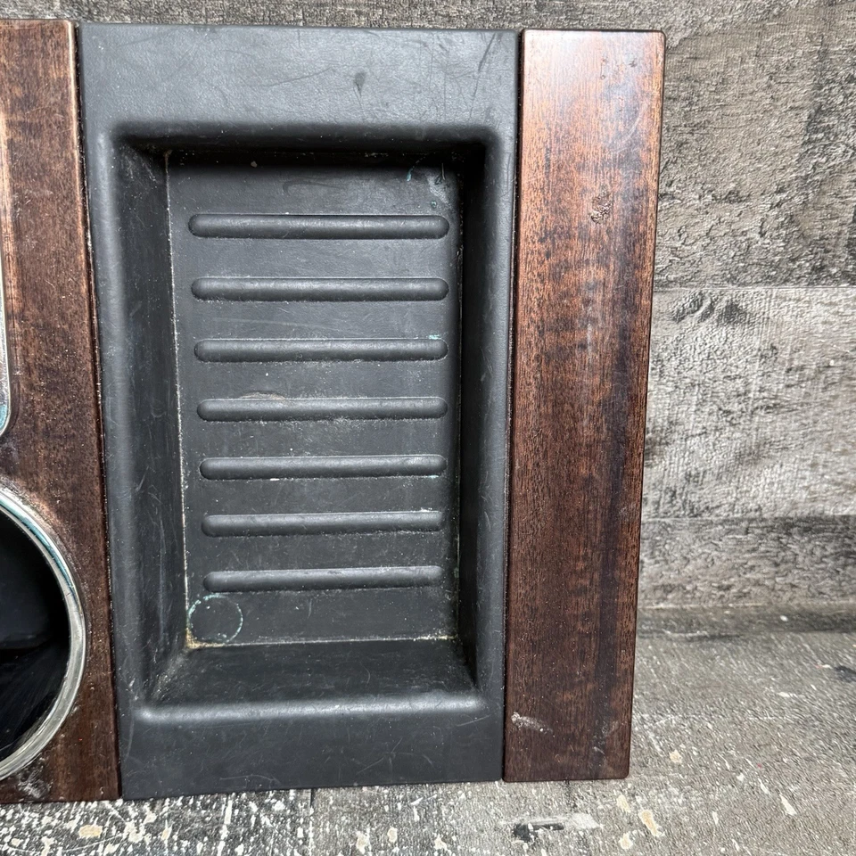 Ford Expedition 2007-2014 consola central palanca de cambios moldura bisel portavasos madera Foto 3 de 4