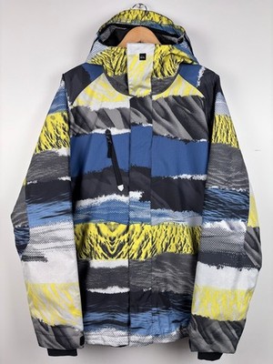 Mens Quiksilver x Travis Rice Snowboard Pro Ski Jacket 10K Waterproof Mens L