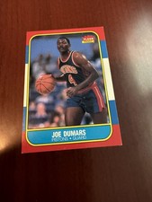 1986-87 Fleer #128 1986-87 Fleer #27 Joe Dumars Rookie Card. EX(oc). rookie card picture