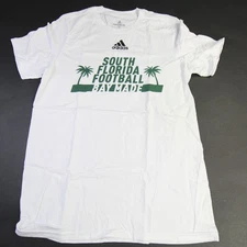 South Florida Bulls adidas Amplifier Short Sleeve Shirt Men's White New