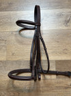 Jeffries Fancy Raised Padded Bridle Made in England Oversize Extra Full New — photo 4