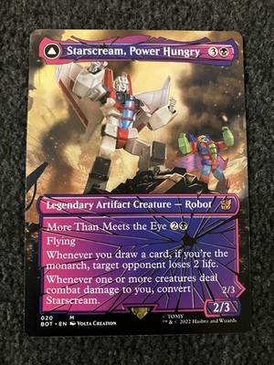 Magic MTG - Starscream, Power Hungry (Shattered Glass) - UB: Transformers