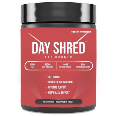 Day Shred Day Time Gewichtsverlust Ergänzung Bauch Fatburner - 60 Tab kostenl...