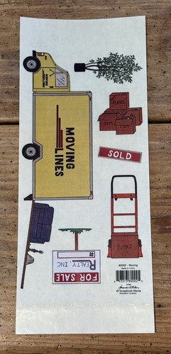 SCRAPBOOK MANIA Stickers #8002 “MOVING” by Amanda Leblanc NEW