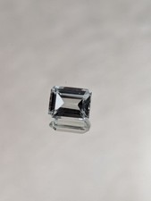 Aquamarine Clear Faceted Gemstone 2.4 carat 0.49g 9.7 x 7.6 x 4.7 mm