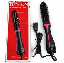Revlon One-Step Root Booster Round Brush Hair Dryer Styler 1.5” Blk Open Box