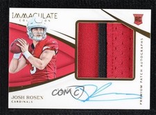 2018 Panini Immaculate Premium Rookie 18/99 Josh Rosen #PR-JR Patch Auto 7zf