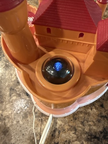 Disney Princess Projector Alarm Clock Radio Pink Castle Tested SOME SUN FADING👀 - Picture 10 of 14
