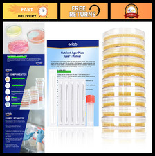 Pre-Poured Nutrient Agar Petri Dishes Kit | 1...
