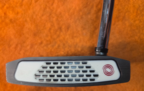 ODYSSEY EXO SEVEN WHITE HOT MICROHINGE PUTTER SUPER STROKE 30 SLIM GRIP ...