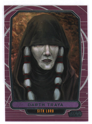 DARTH TRAYA SITH LORD 2012 Topps Star Wars Galactic Files #199