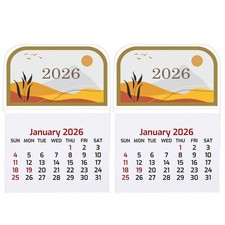 Mini Stick on Calendars 2026 Small Calendars Peel and Stick Calendar Adhesive...