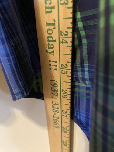 Robert Graham Button Down Shirt Men's Size Large L Flip Cuff Embroidered Plaid - Picture 9 of 23