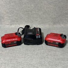 Craftsman CMCB204 V20 4.0Ah battery 2-Pack Plus CMCB104 Charger, New-Open Box 