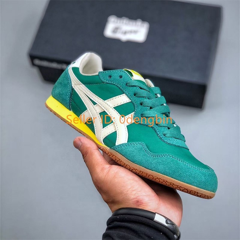 Sneakers vintage Onitsuka Tiger SERRANO uomo donna verde bianco 1183B400-307 foto 5