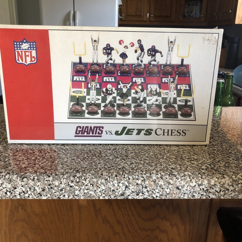 New York  Giants vs Jets Chess Game