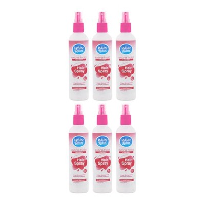White Rain Extra Hold Scented Hair Spray w/ Active Botanicals 7 oz (Pack of 6)