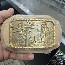 *RARE* SCE T&D Safety First 30-Year Award Belt Buckle Brass *NEW SEALED*