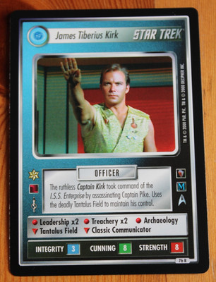 Star Trek CCG - Mirror Mirror - James Tiberius Kirk - 76R+